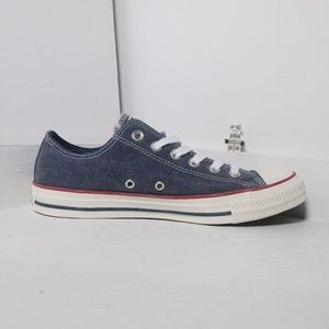 Converse Stonewashed Navy Jean All Star Low Tops
